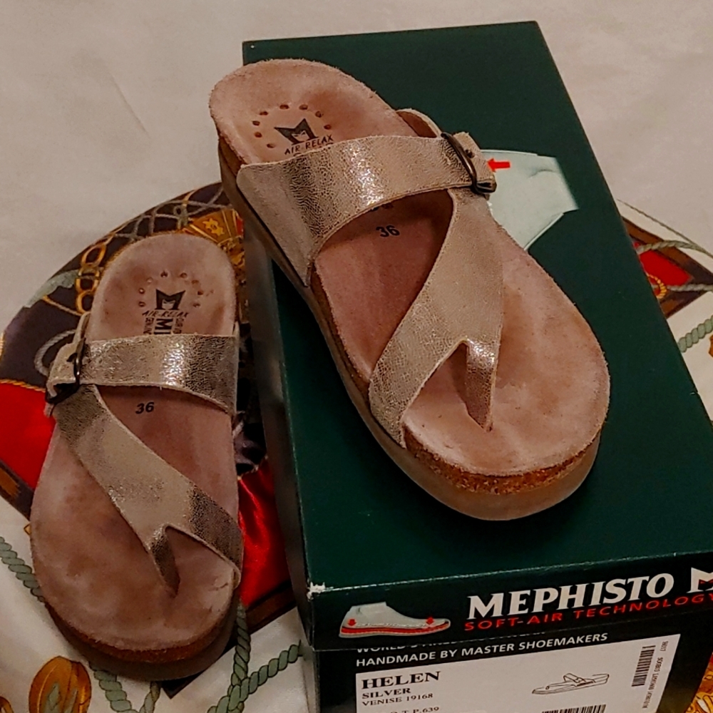 Mephisto HELEN SILVER Venise, Size US 6.